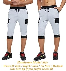 SoEnvy Men's Casual Harem Training Jogger Sport