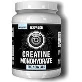 Ekkovision Creatine Monohydrate Powder, Unflavored, 200 Servings | Micronized, Pre &amp; Post Workout Supplement for Men &amp; Women, Energy Support, Easy to Mix in Shakes, Smoothies &amp; Beverages