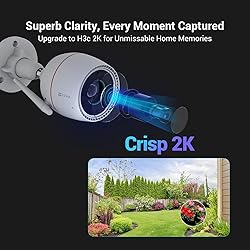 EZVIZ Custom Voice Alerts, 2K Outdoor Cameras for