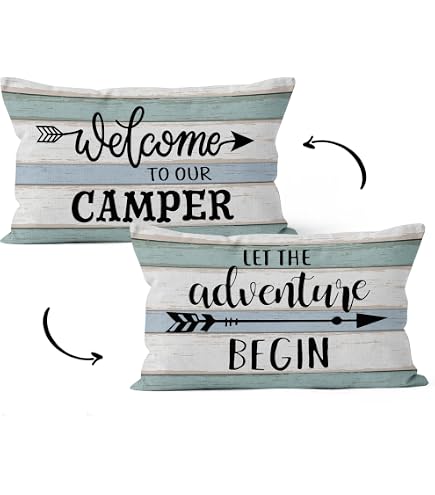 Caroline S Treasures Vha3003th68 Let's Adventure glamping Remorque Laisse ou, porte-clés, grande, Multicolore