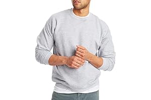 Hanes Men's EcoSmart Fleece, Pullover Crewneck Sweatshirt, 1 or 2 Pack