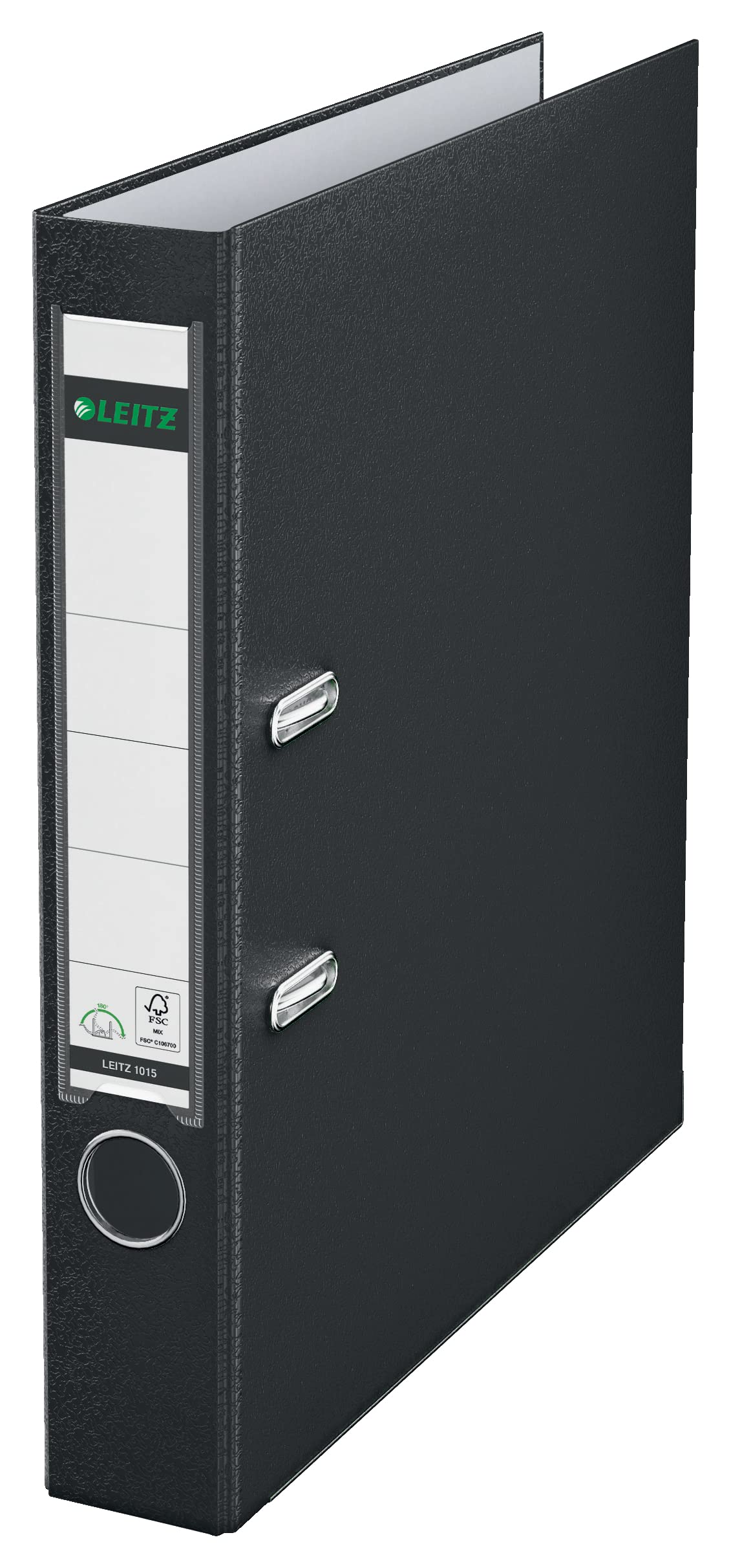 Leitz 180° A4 Plastic Lever Arch File 52mm Black — image 1