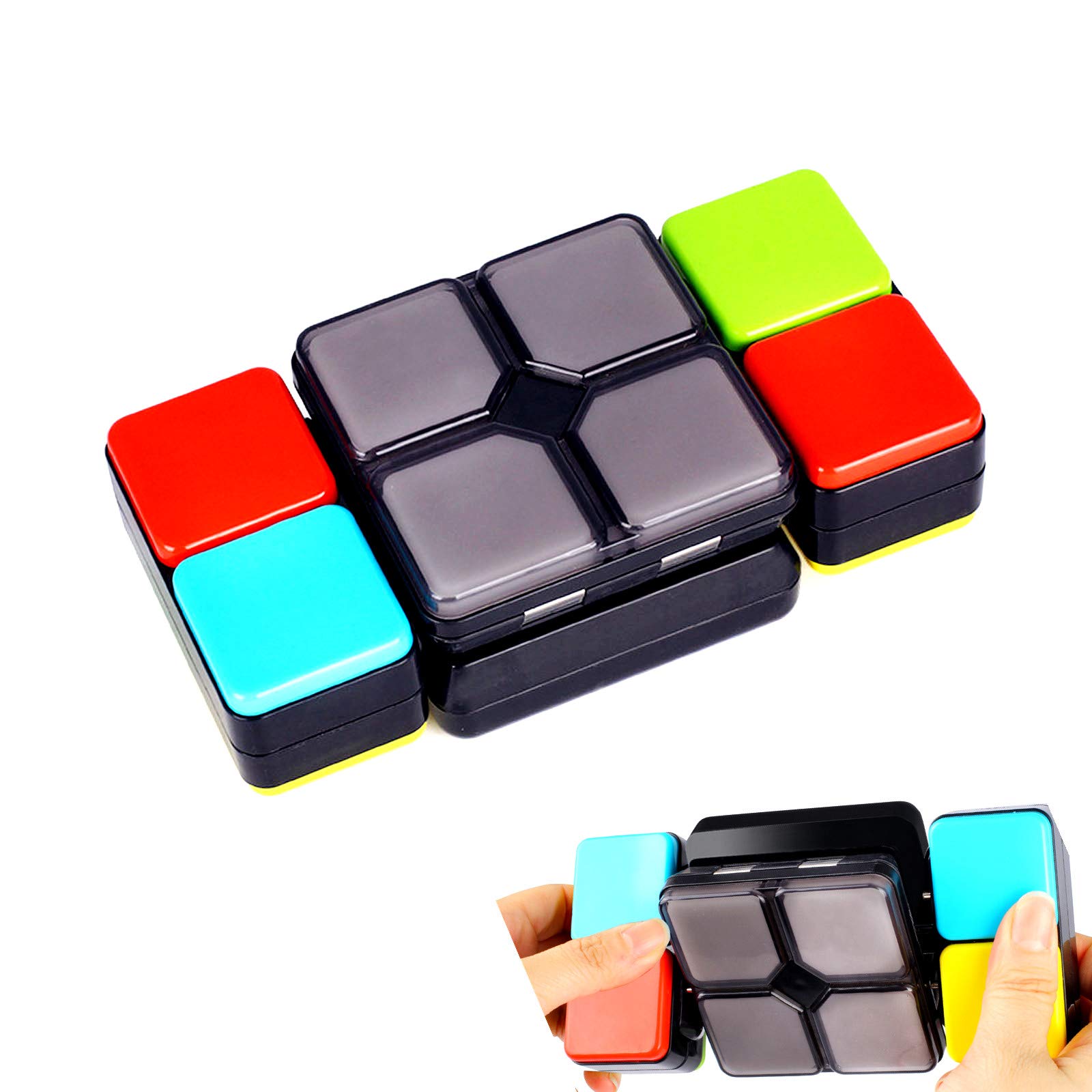 HONGCI Music Magic Cube Toys, Electronic Music Speed Cube Puzzle Game Toys Gifts for 6-10 Year Old Boys Girls Kids Christmas Birthday Gifts Educational Toys for Children