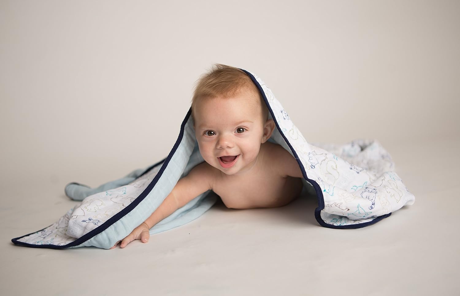 hudson baby muslin swaddle blankets foxes