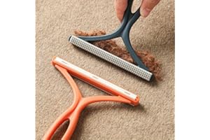 2-in-1 Double-Sided Lint Remover,A Manual, Non-Powered Brush for Effortless pet Hair Removal from Clothes and Furniture.It's 