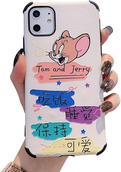 Amazon Co Jp Iphoneケース Tom Jerry スマホケース おしゃれ かわいい スマホカバー アイフォンケース トムとジェリー ホワイト Iphone 12pro Max 家電 カメラ