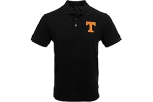 FOCO NCAA Mens NCAA College Team Logo Casual Color Polo Short Sleeve Shirt