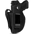ELVO Gun Holster for Men and Women, Pistols Holster for 9mm, IWB/OWB Concealed Carry Handgun Holsters with Magamine Pouch