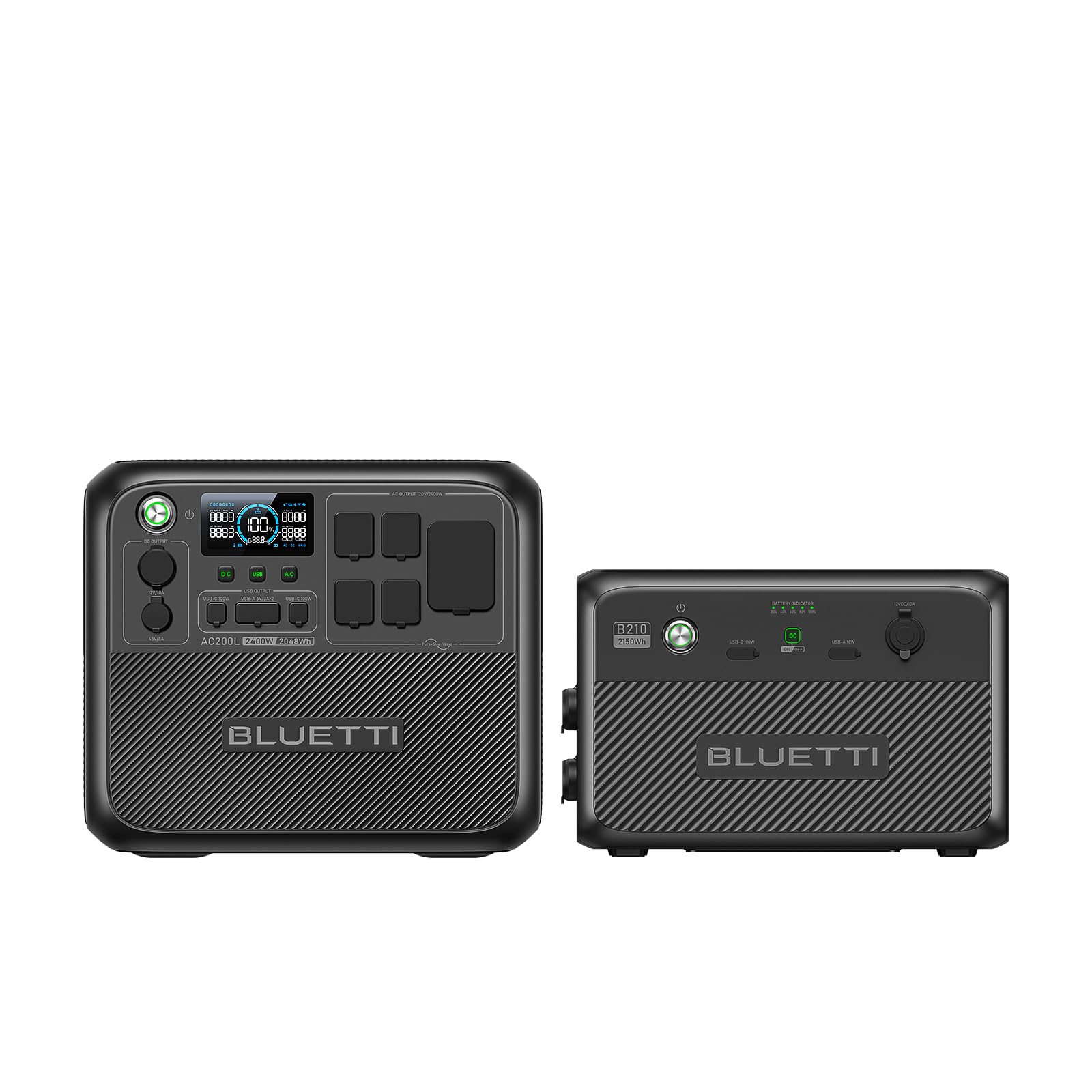 BLUETTI Portable Power Station AC200L and B210