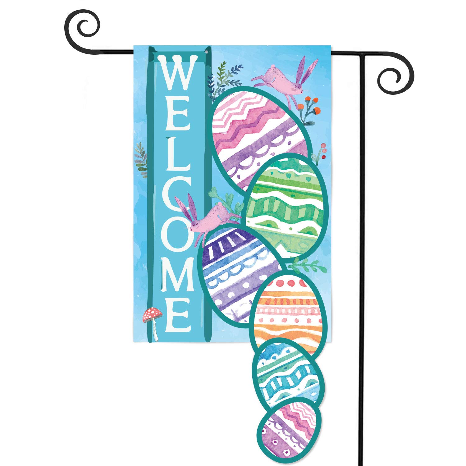 Best Garden Flag Double Sided Bunnies