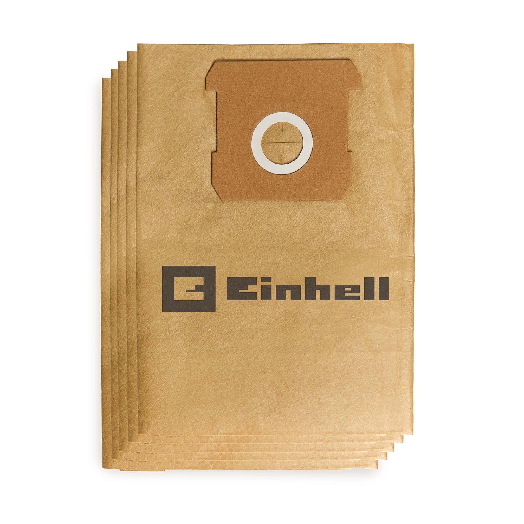 Original Einhell dust collection bag 12 L (suitable for Einhell wet & dry vacuum cleaners with 12-litre containers, 12 L volume, includes 5 bags, made of paper)