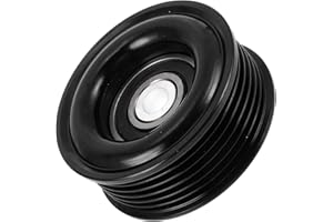 VekAuto 1 Pc Drive Belt Idler Pulley for Toyota Tundra 2000-2009,for Toyota Land Cruiser 1998-2007 Iron Black Serpentine Tensioner Pulley Idler