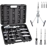 7PCS Engine Cylinder Hone Tool Set, Fits Cylinders from 3/4" to 7" | Adjustable Engine Cylinder Grinding and Polishing Tools with 1-⅛", 3" and 4" Honing Stones