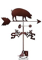 SWEN Products Pig HOG Piggy Weathervane