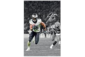 QUNAN Sports Poster Sports Poster Saquon Barkley Canvas Poster Unframe:12x18inch(30x45cm)