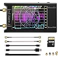 SeeSii NanoVNA-H4 Vector Network Analyzer with 32GB Card, Latest 4.3V 10KHz-1.5GHz HF VHF UHF 4" Touch Screen Nano Vna h4 Antenna Analyzer Measures Voltage Standing Wave Ratio, Phase,Delay,Smith Chart