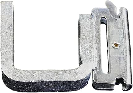 POROHOM 10PCS Heavy Duty E Track J HooksLarge Steel 5" J Hook E Track Accessories For Enclosed Trailer Workshop And Garage Maximum Load 1400 Pounds 1 2 Diameter Solid Steel