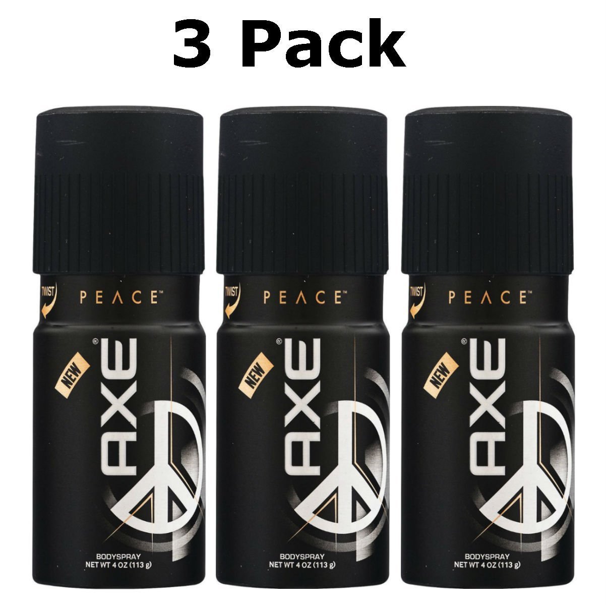 Axe Peace Body Spray for Men, 4 Oz (3 Pack) Buy Online in United Arab Emirates at Desertcart