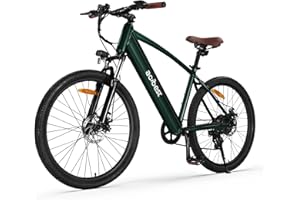ACTBEST Core Electric Bike for Adults - Peak 1000W Brushless Motor Ebike, 468&500Wh Removable Built in Battery 26&27.5X2.1 Tire Step Over Bicycle with 7 Speed, Commute E Bikes