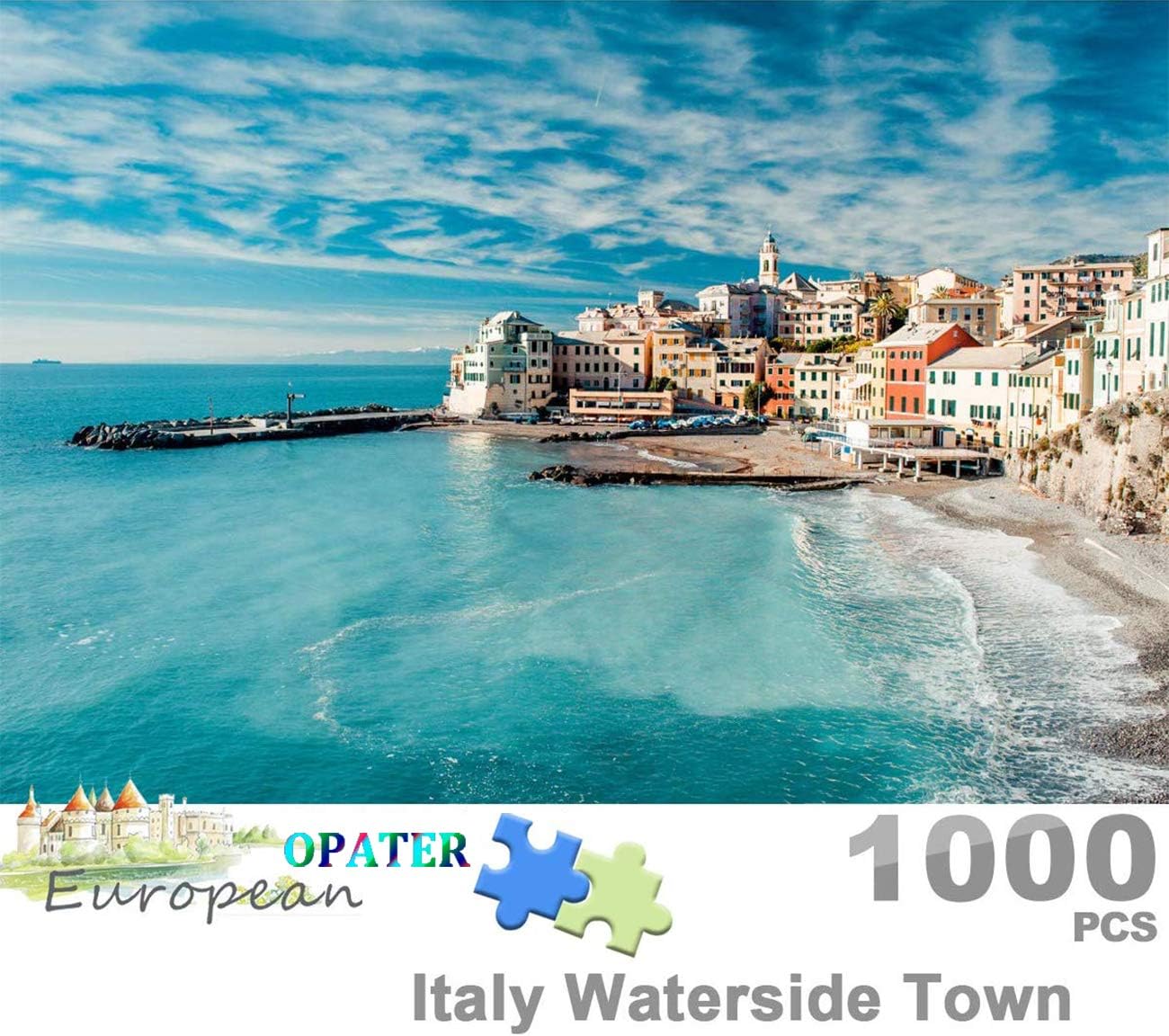 OPATER Jigsaw Puzzle 1000 Piece - Water Scenes of Venice Puzzle - Large Puzzle Game Artwork for Adults Teens