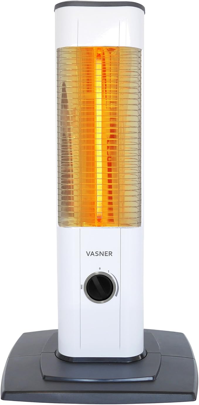 VASNER StandLine Mini 12 Infrarot Stand-Heizstrahler 1200 Watt, weiß ...