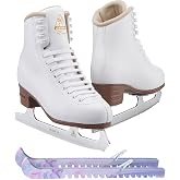 Jackson Ultima Excel for Women and Girls Figure Skate Bundle with Skate Guards