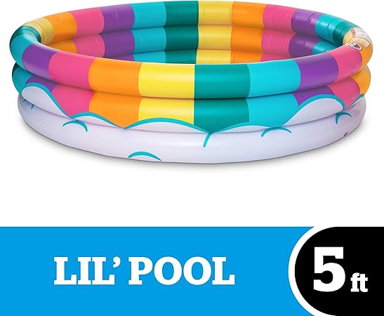 BigMouth Inc Inflatable Rainbow Kiddie 