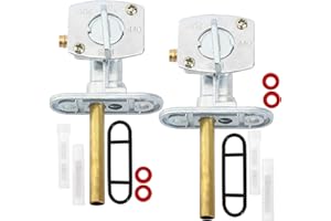 YOFMOO Fuel Petcock Valve Switch Compatible with Yamaha 15A-24500-00-00 21V-24500-10-00 23F-24500-11-00 2GU-24500-01-00 2HR 2KF 3FY 3JN 3RW 4WM 24500 01 02 03 10 11 00 Banshee 350 YFZ350 1987-2013