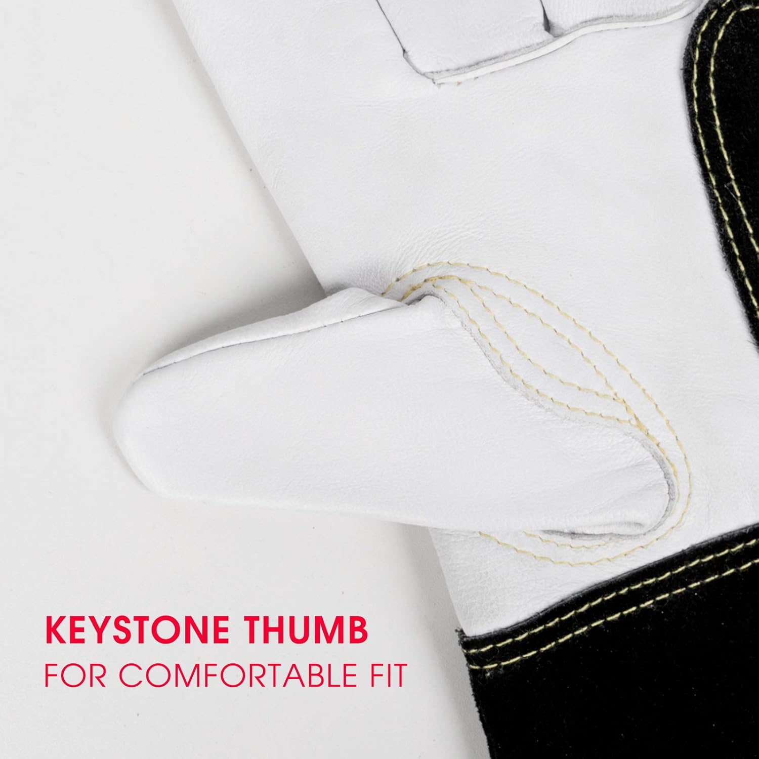 YESWELDER Premium Goatskin TIG Welding Gloves | Top Grain Leather | High Dexterity | True - Fit-Large: Home Improvement
