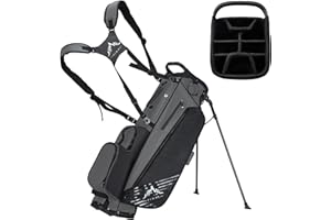 UNIHIMAL Golf Stand Bag with 8 Way Top Dividers, Golf Bags for Men Women, Lightweight Club Bags with Multiple Pockets, Dual Straps