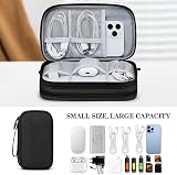 FYY Travel Cable Organiser 2-Layer Waterproof Electronics Case Black view 6