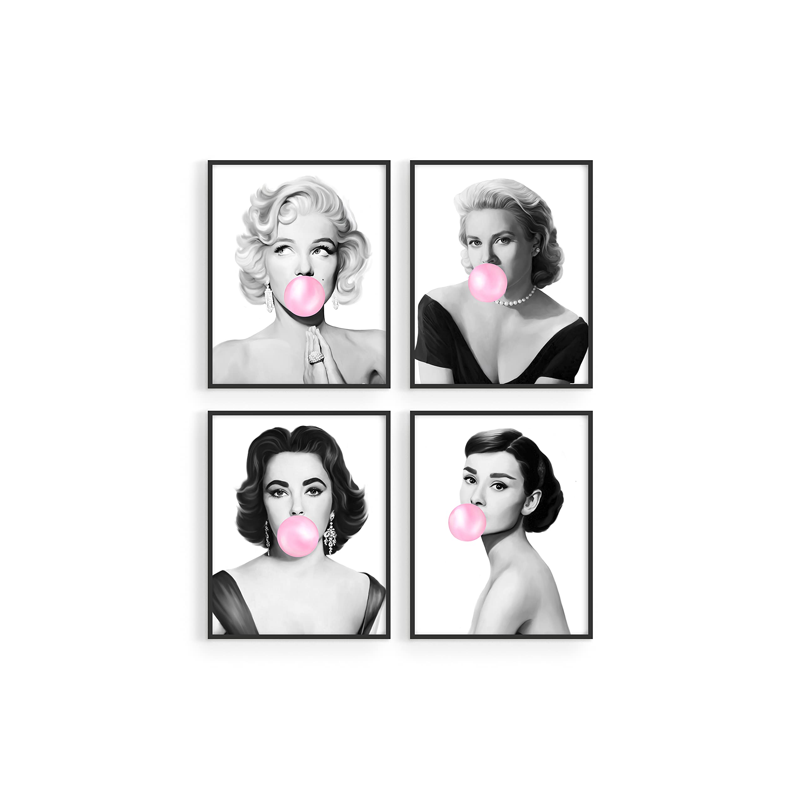 Buy Haus and Hues Celebrity Wall Art Pop Art Wall Decor Set of 4