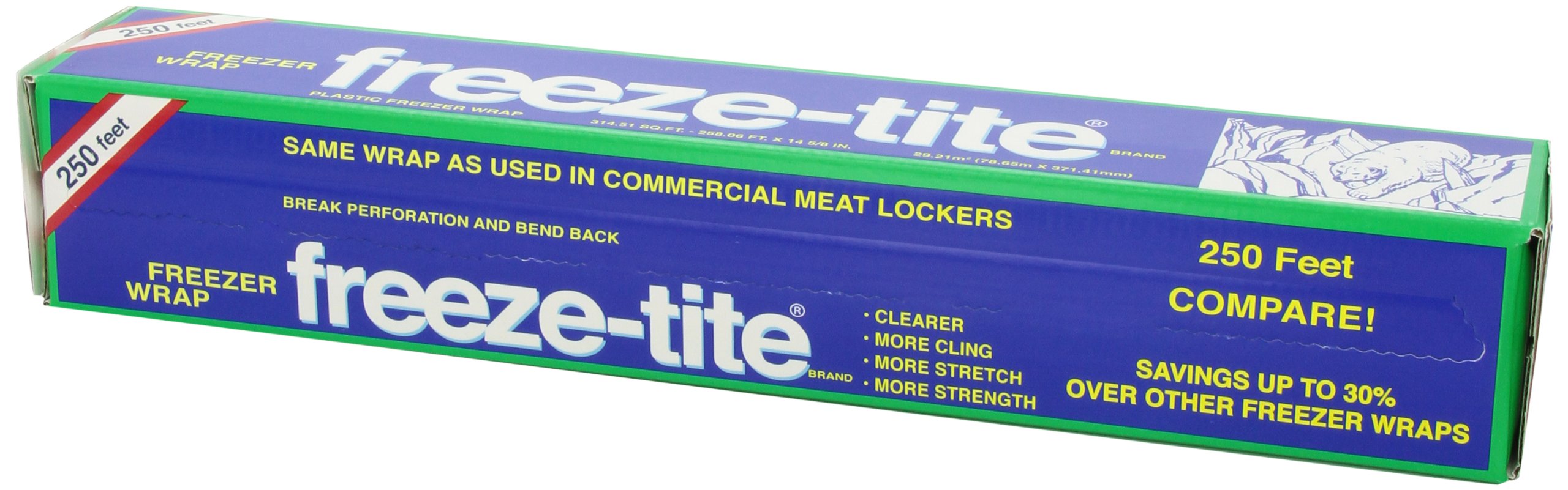 Freezetite Plastic Freezer Wrap, 315Square Feet x 14 5/8Inch Rolls