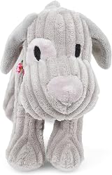 Petface Little Petface Fun Freddi Cord Plush Puppy Dog Toy Squeaker view 3