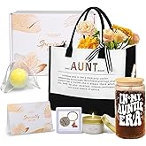 Aunt Gifts From Niece, Nephew, Auntie Gift Ideas, Best Aunt Ever Gifts Coffee Glass Cup Gift, Pregnancy Announcement Christmas, Birthday for Auntie