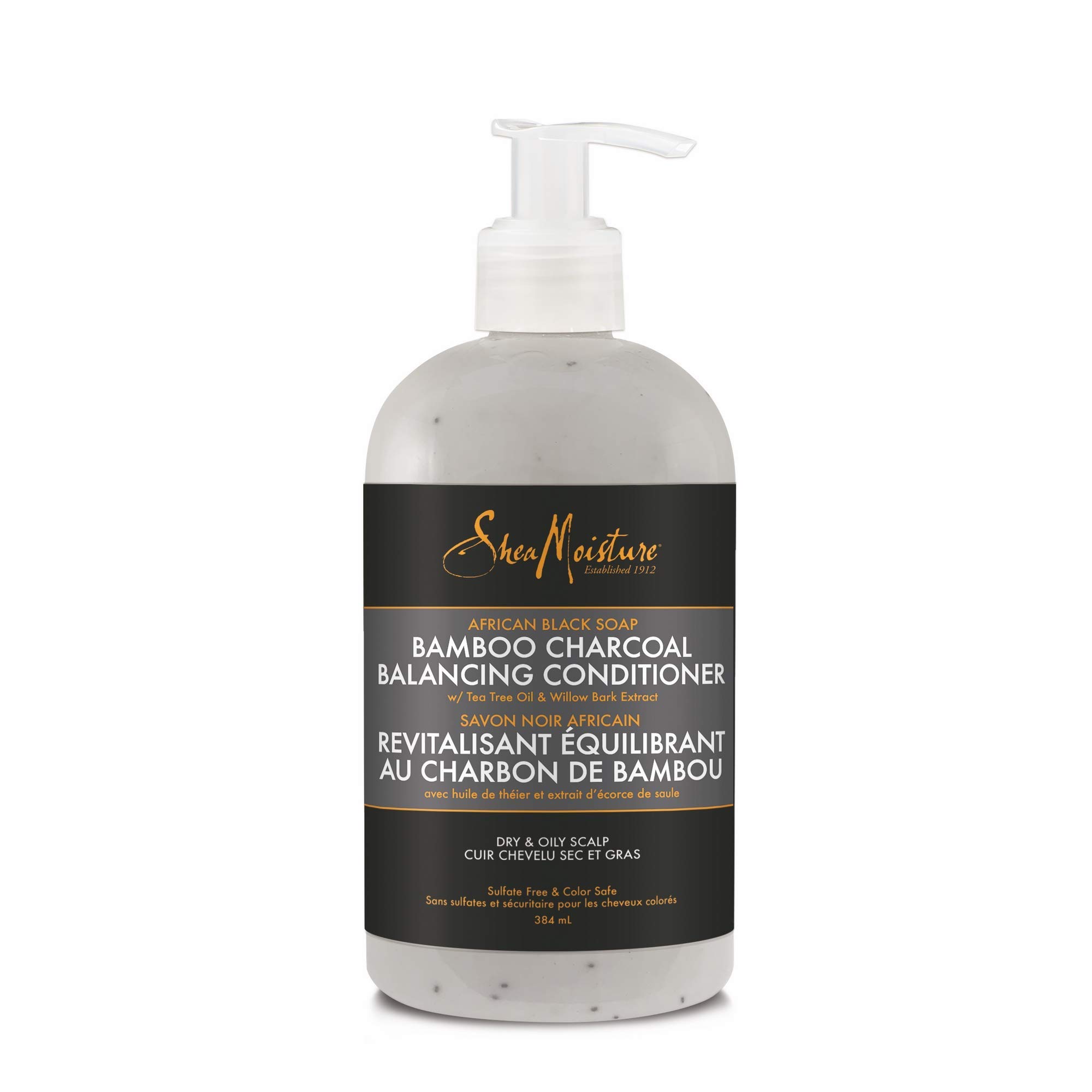 shea moisture african black soap bamboo charcoal balancing conditioner