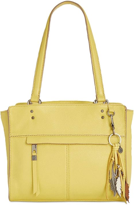 yellow sak purse