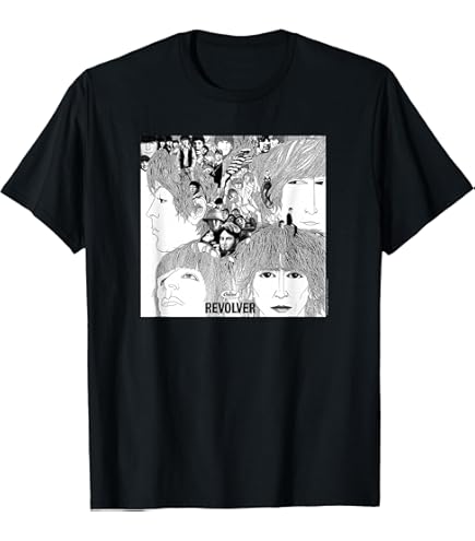 Amazon.com: The Beatles Men's Revolver Album Cover Short Sleeve T