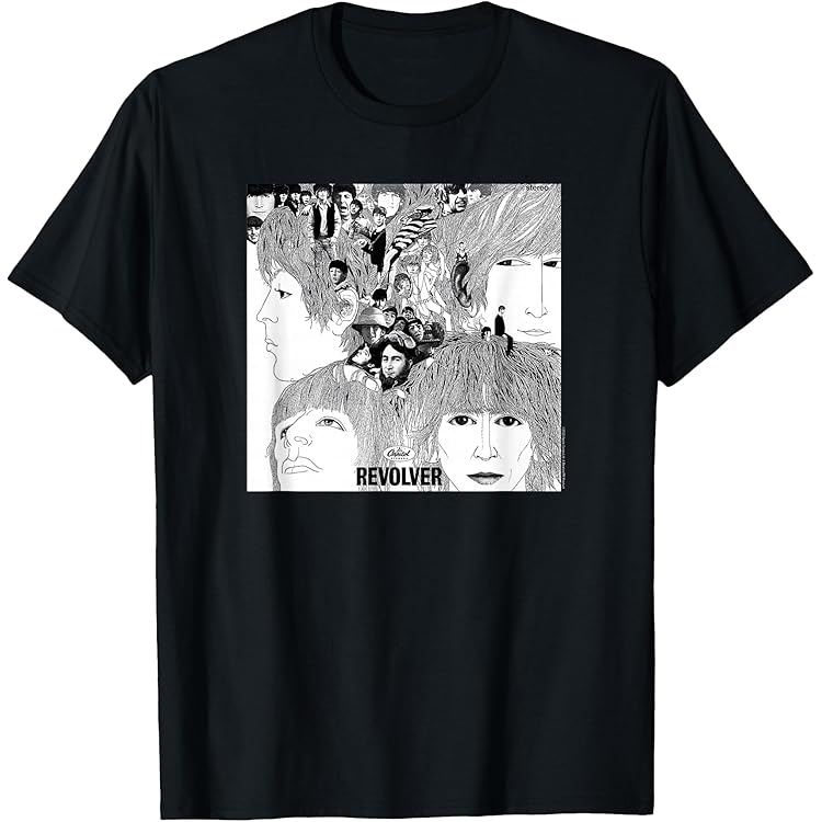Amazon.com: Beatles The Revolver Album Official Mens New