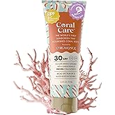 Stream2Sea Coral Care - Reef Safe Sunscreen SPF 30 Travel Size - First Reef-Approved Natural Mineral Sun block Boosts Coral Growth, Water resistant, Biodegradable, Eco-Friendly Sunscreen