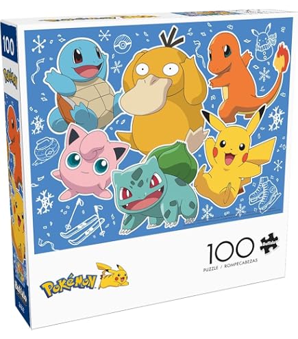 Puzzle 100 pièces XXL Pokémon préférés - Ravensburger - Paysage et nature - Rouge - 6 ans - Jeux - Jouets