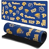 Head Case Designs Officially Licensed University of Pittsburgh Collage University of Pittsburgh 23.62 x 11.81 x 0.12 inches (600 x 300 mm) - L Gaming Office Desk PC Keyboard Mouse Mat Pad