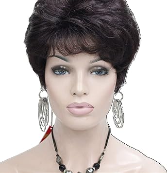Amazon Com Women Short Wave Syntheic Hair Wig Blonde With