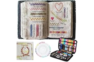 GENERIC Stitch Book, Embroidery Stitch Book, DIY Sewing Books, Embroidery Books of Stitches, Sewing Books for Beginners and Enthusiast, (B:106 Different Stitches)