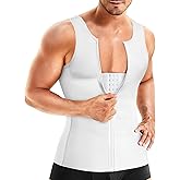 Wonderience Men Shapewear Slimming Body Shaper Compression Shirt Tank top with Zipper Underwear For tummy control