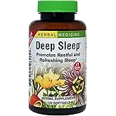 Herbs Etc. Deep Sleep Softgels - Herbal Sleep Support Supplement - Rest & Calming Support with Passionflower, Chamomile & Lemon Balm - 120 Softgels (120 Servings)