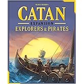 CATAN Explorers & Pirates Board Game Expansion - Set Sail on Epic Adventures! Strategy Game, Family Game for Kids and Adults,