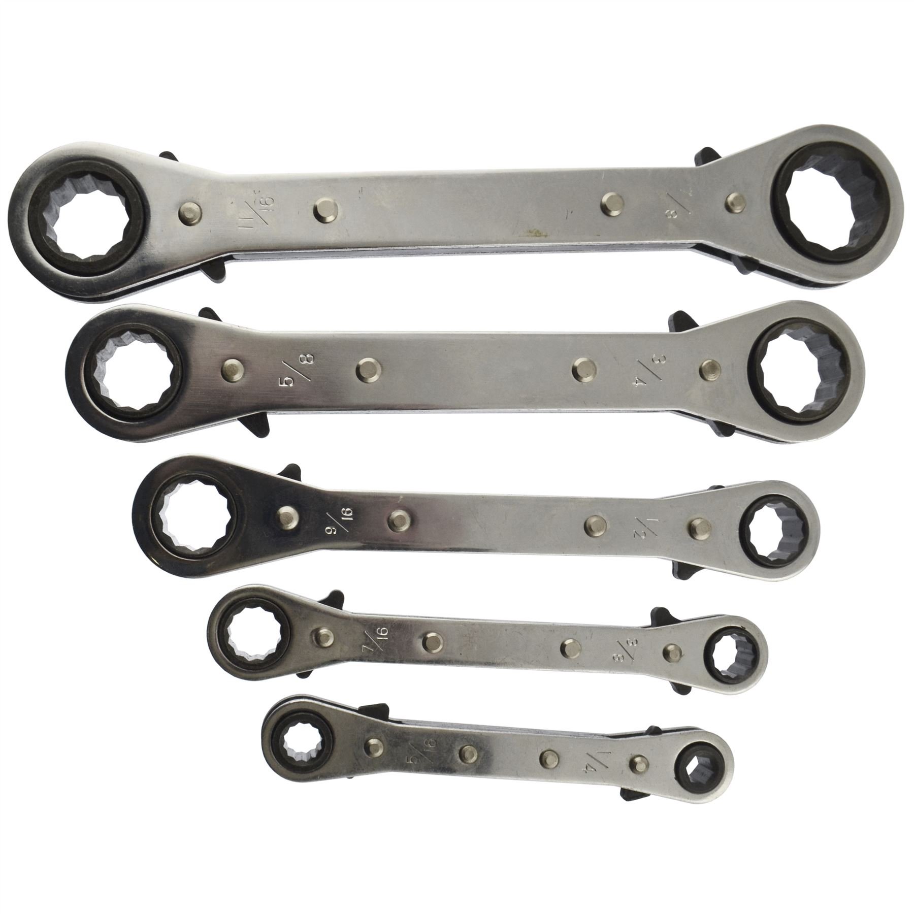 Ratchet Spanner Set AF / Imperial / SAE Wrench Set 1/4 7/8 TE071 Buy Online in Kuwait at