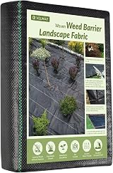 Velway Weed Control Membrane Heavy Duty 1x10M Ground Cover Fabric for Gardens view 8