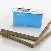 60&deg; Gloss Meter Surface Gloss Tester for Metal Ceramic &amp; Building Material | 0~999Gs Wide Measuring Range, Multi International Standard Compliance, 14&times;28mm Test Spot for Industrial Lab Use (Model AMN55)